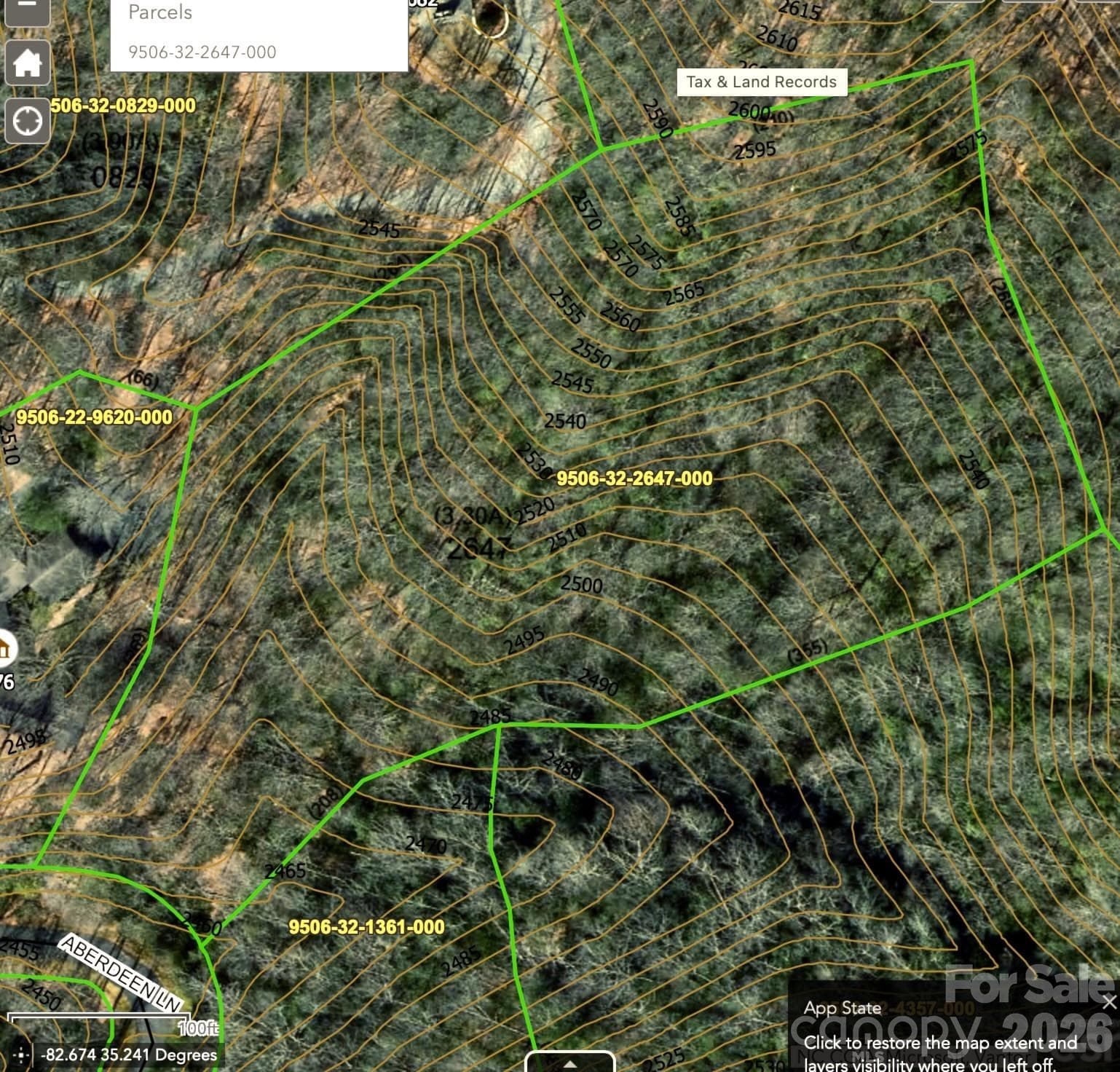 Lot at 610 Aberdeen Lane, Pisgah Forest, photo 2 of 4