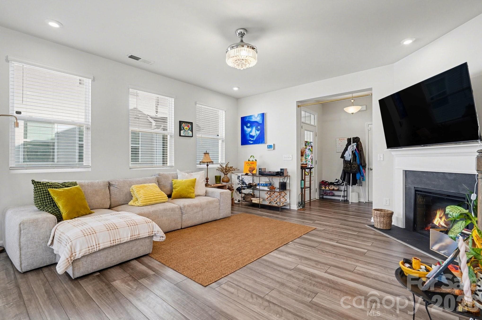 Living Room Staircase Vantage - Charlotte