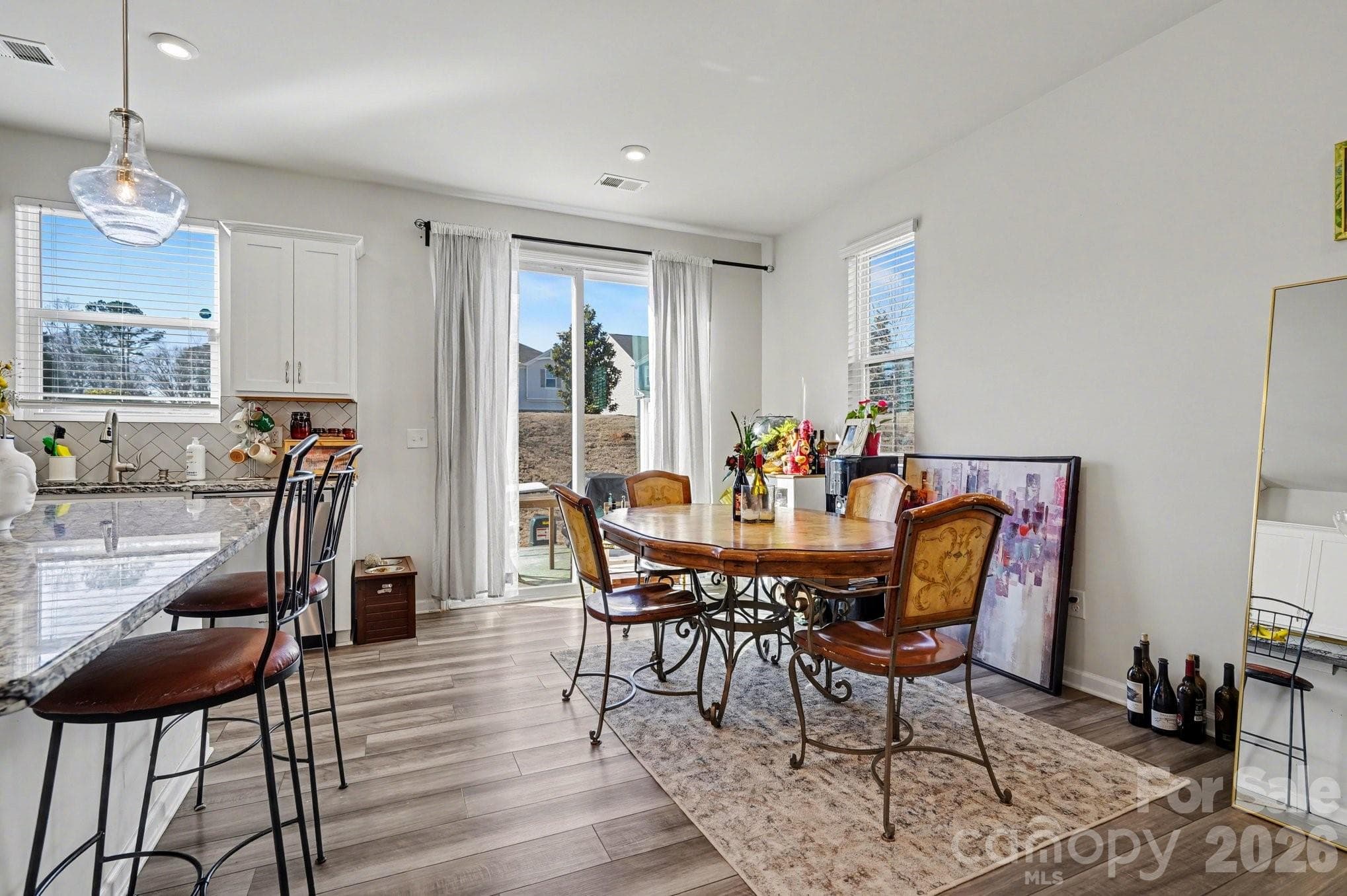 Dining Room and Rear Exit - Charlotte