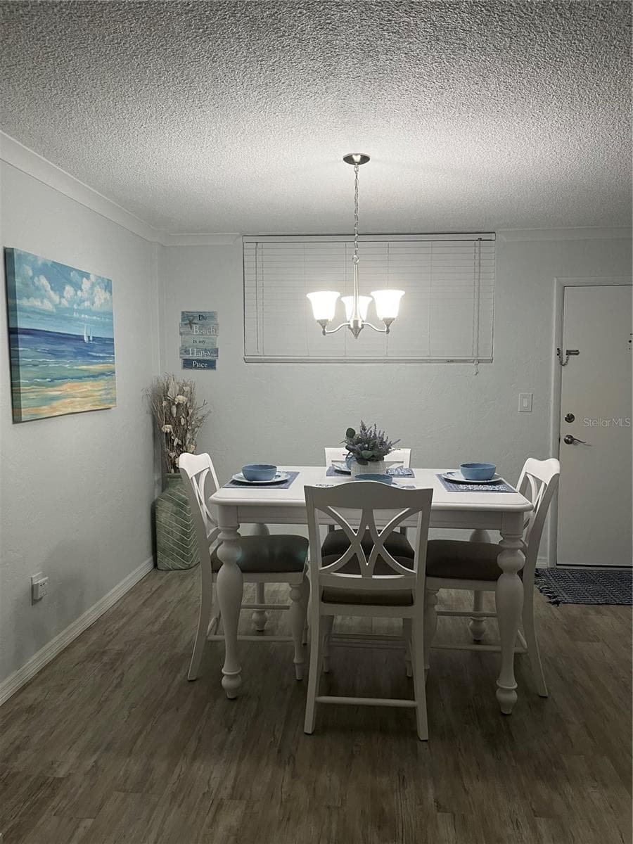Dining Room - 2727 N ATLANTIC AVE #414, DAYTONA BEACH