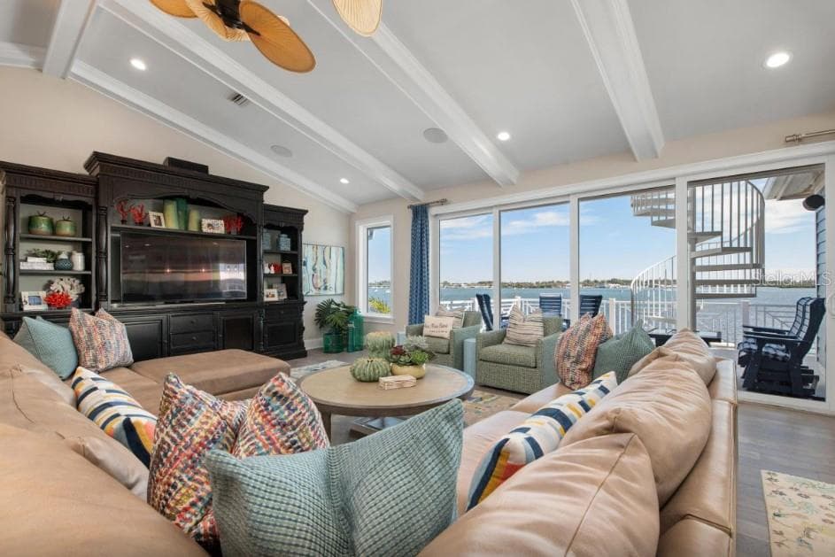 Upper level living area - 110 10TH ST S, BRADENTON BEACH