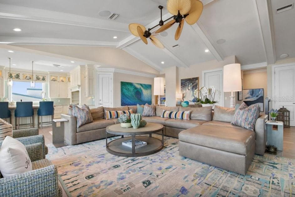 Upper level living area - 110 10TH ST S, BRADENTON BEACH