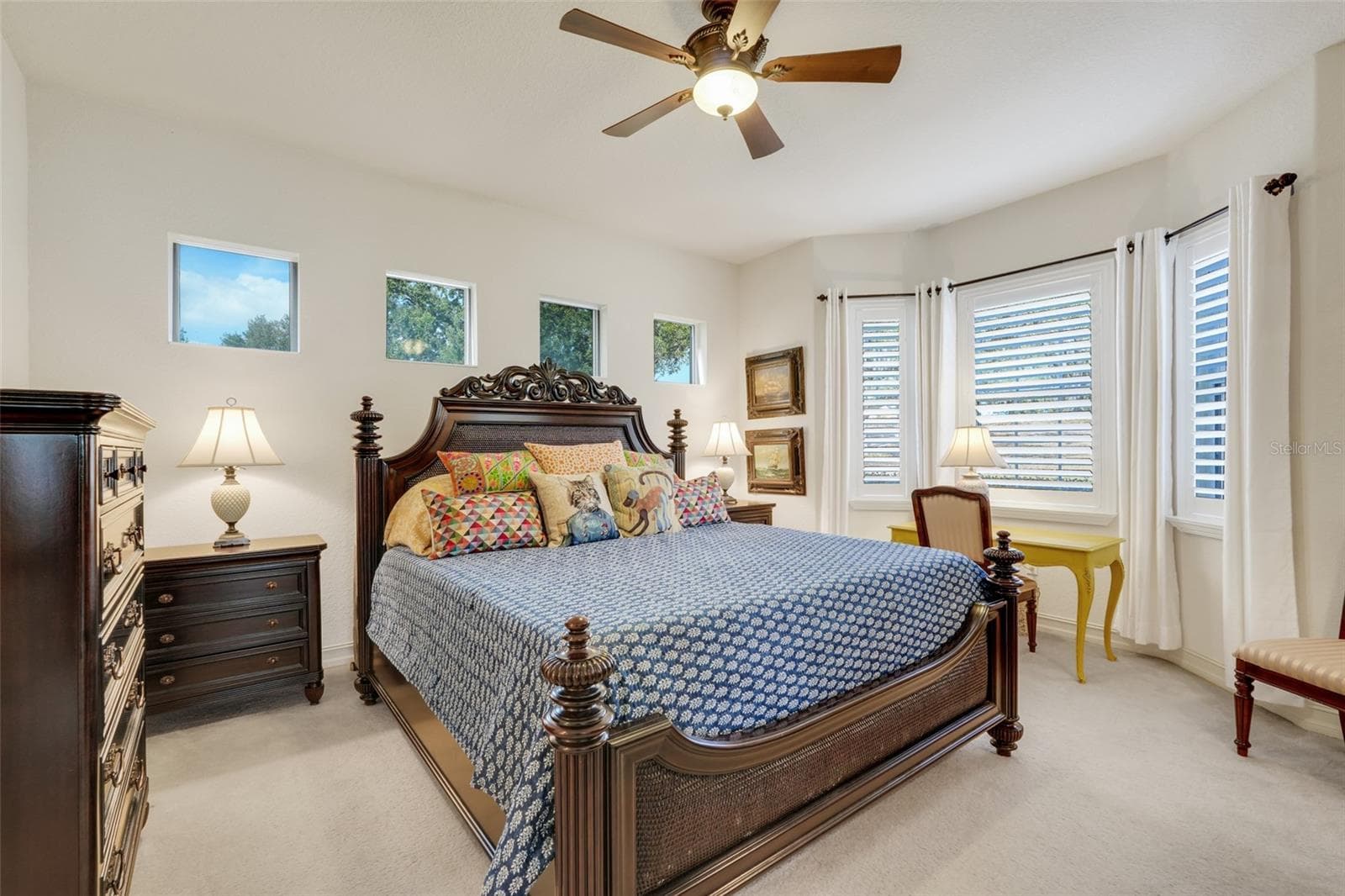 Primary bedroom with awesome golf course view - 26206 AVENIDA LAS COLINAS #4A, HOWEY IN THE HILLS