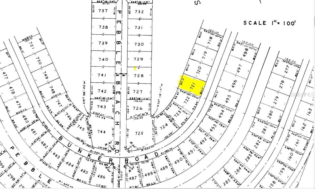 Plat Map - 152 BUNKER RD, ROTONDA WEST