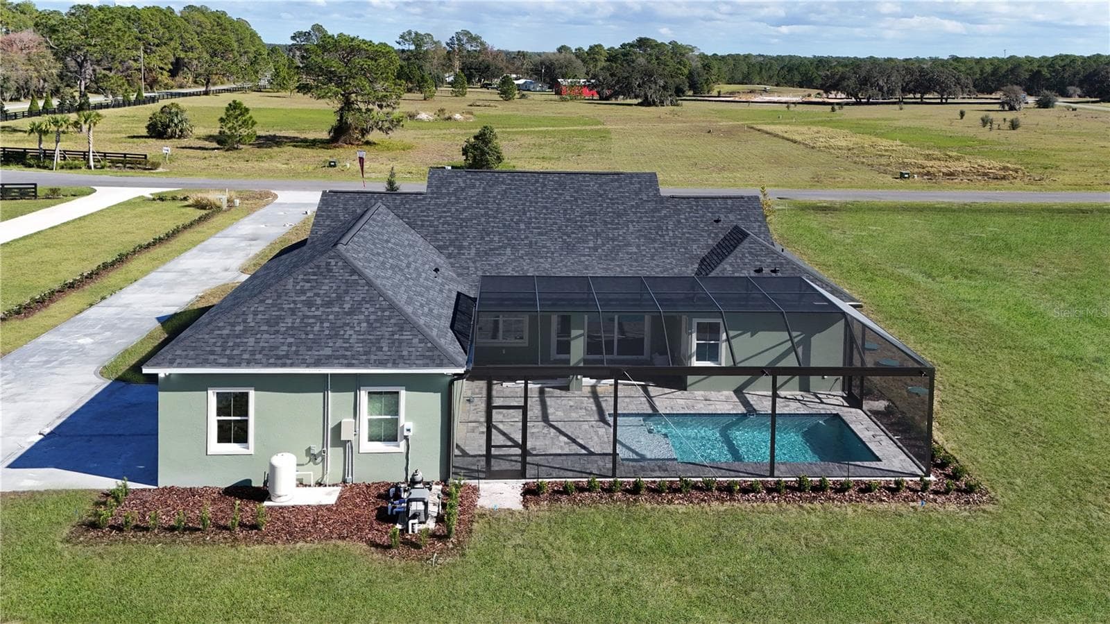 Rear Elevation - SHORELINE RANCH, UMATILLA