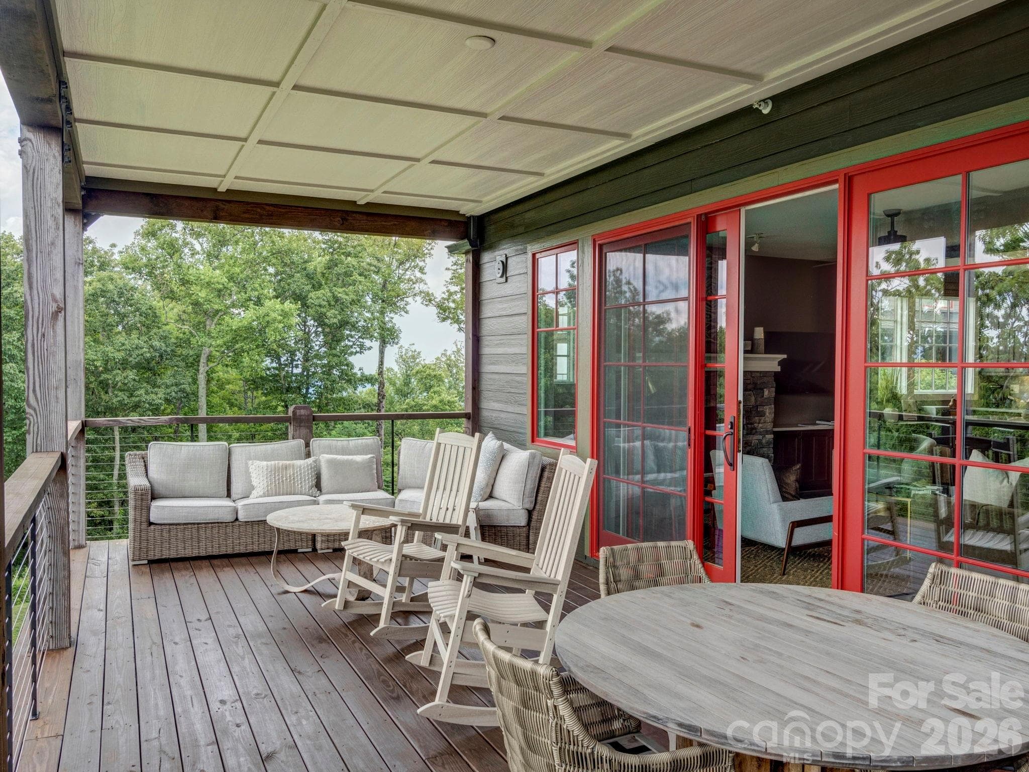 Rear deck - 198 Ramblestone Terrace, Boone
