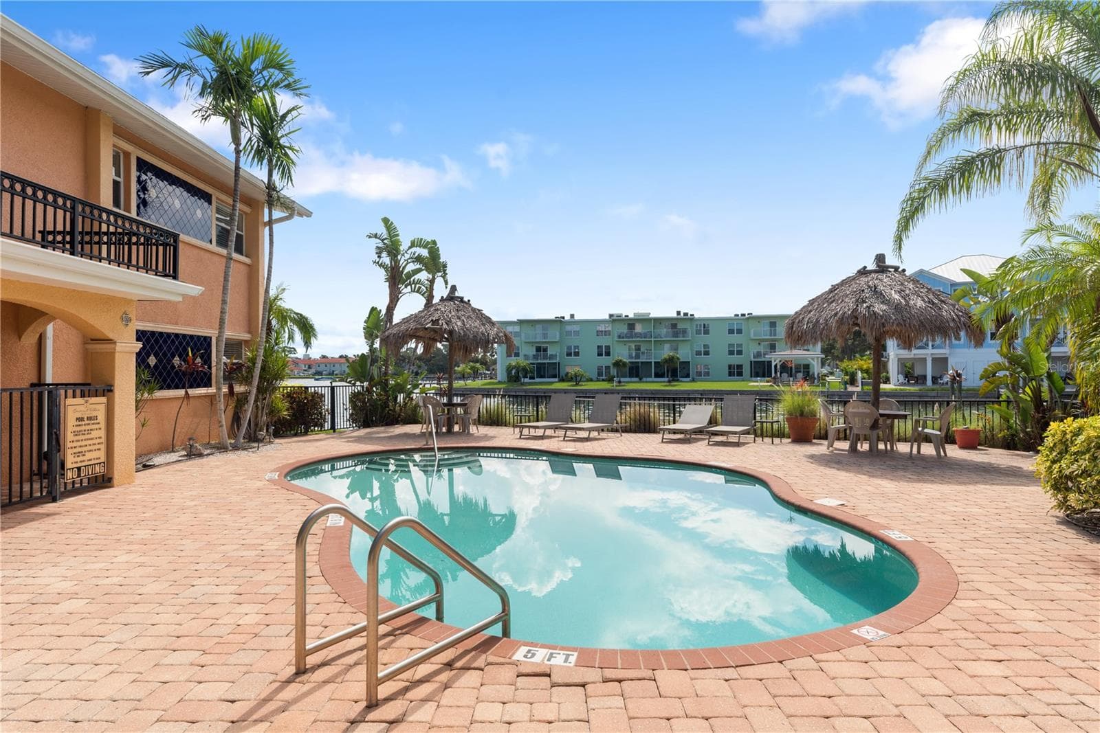 Island-Inspired Community Pool - 2675 ST JOSEPHS DR E #B, DUNEDIN