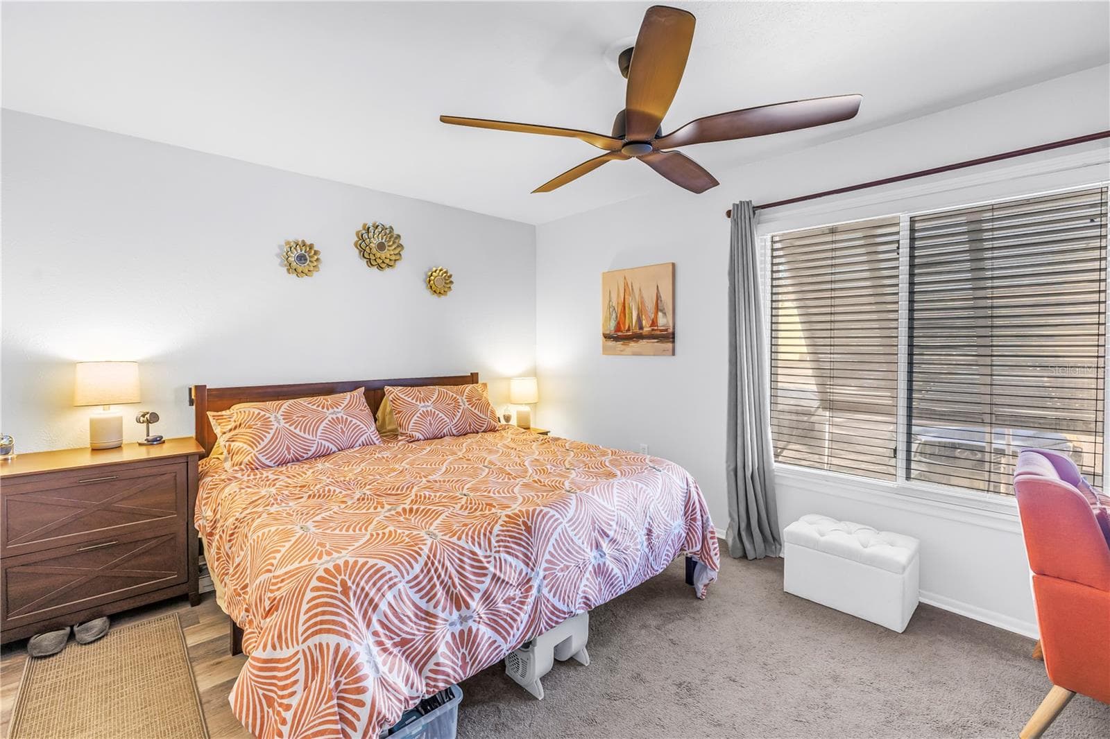 Primary bedroom - 3620 41ST WAY S #F, ST PETERSBURG