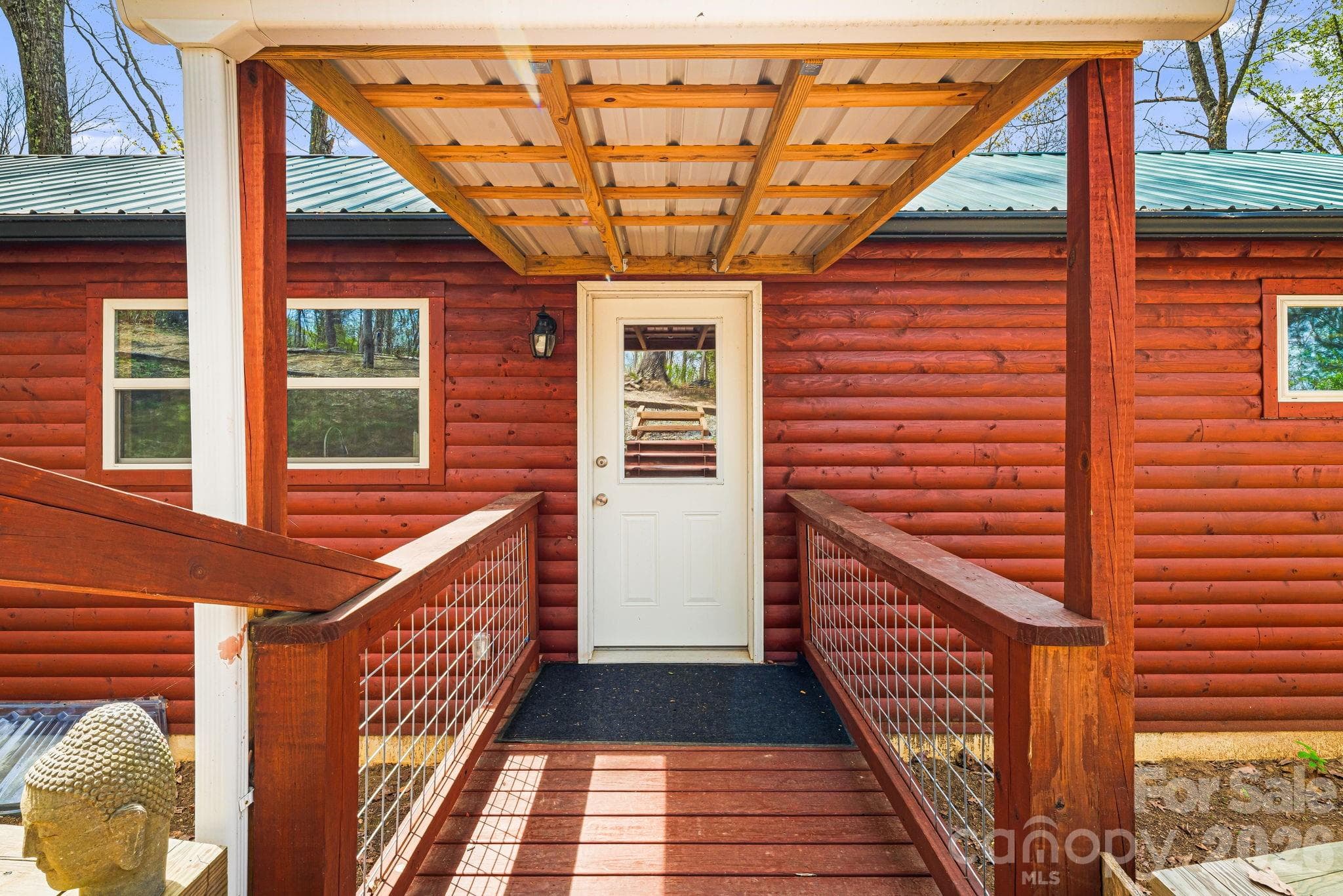 Covered Walkway to Front Door - Weaverville