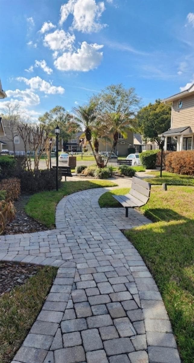 Courtyard from front door - 6050 SCOTCHWOOD GLN #105, ORLANDO