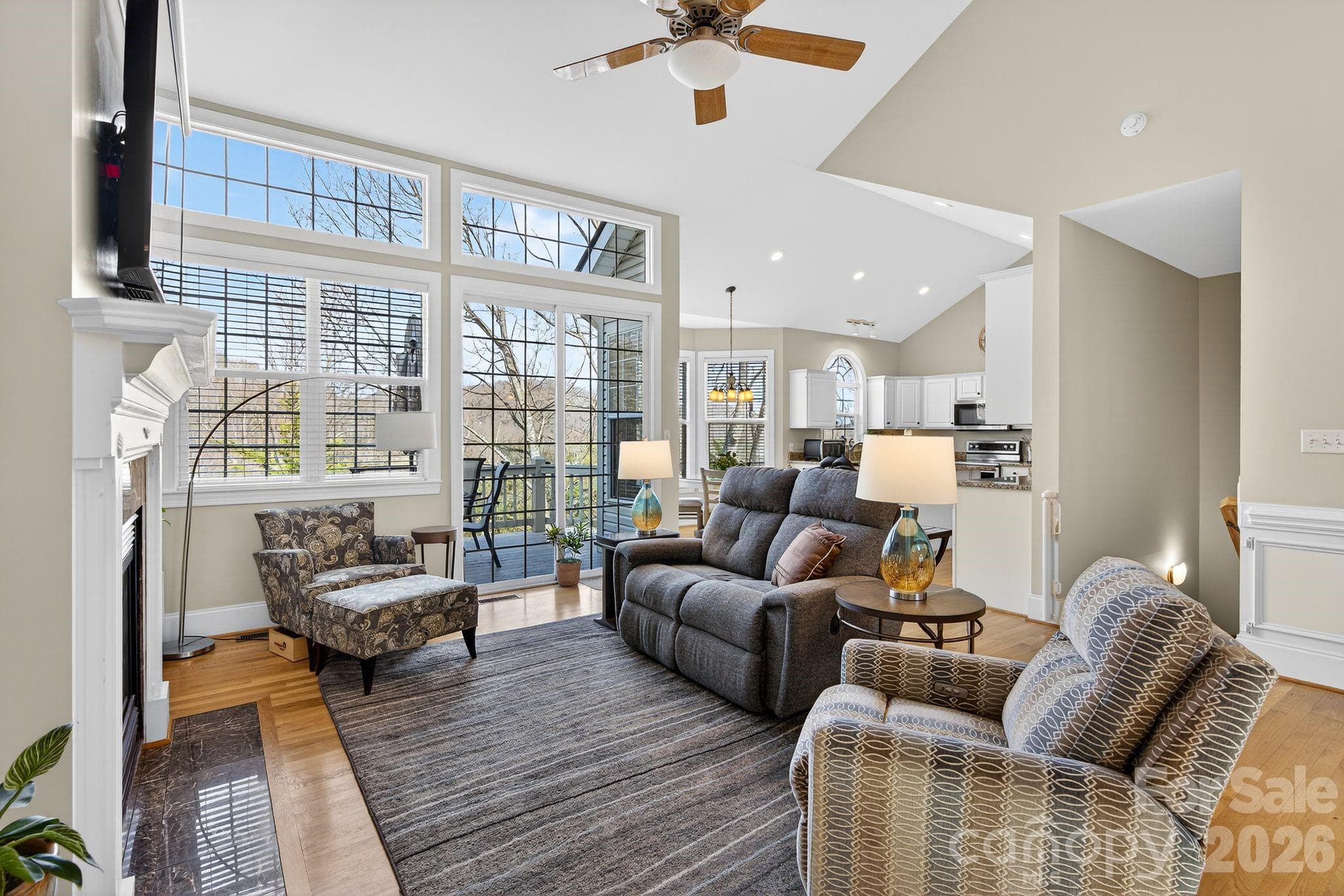 Living Room and Kitchen - 103 Trumpet Lane, Asheville