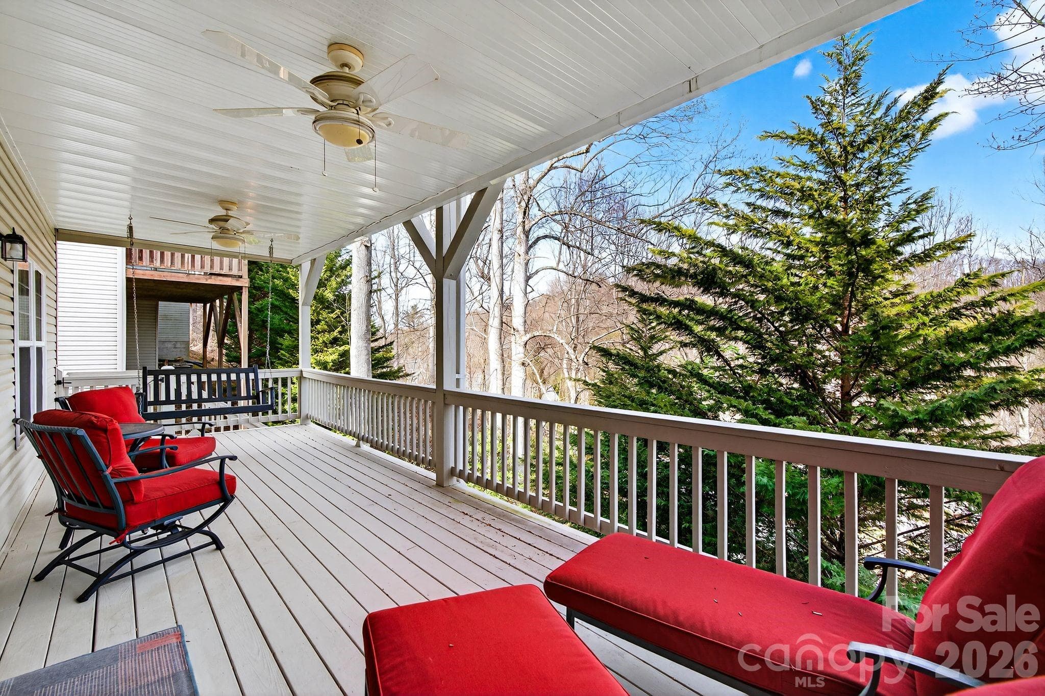 Lower level deck - 103 Trumpet Lane, Asheville