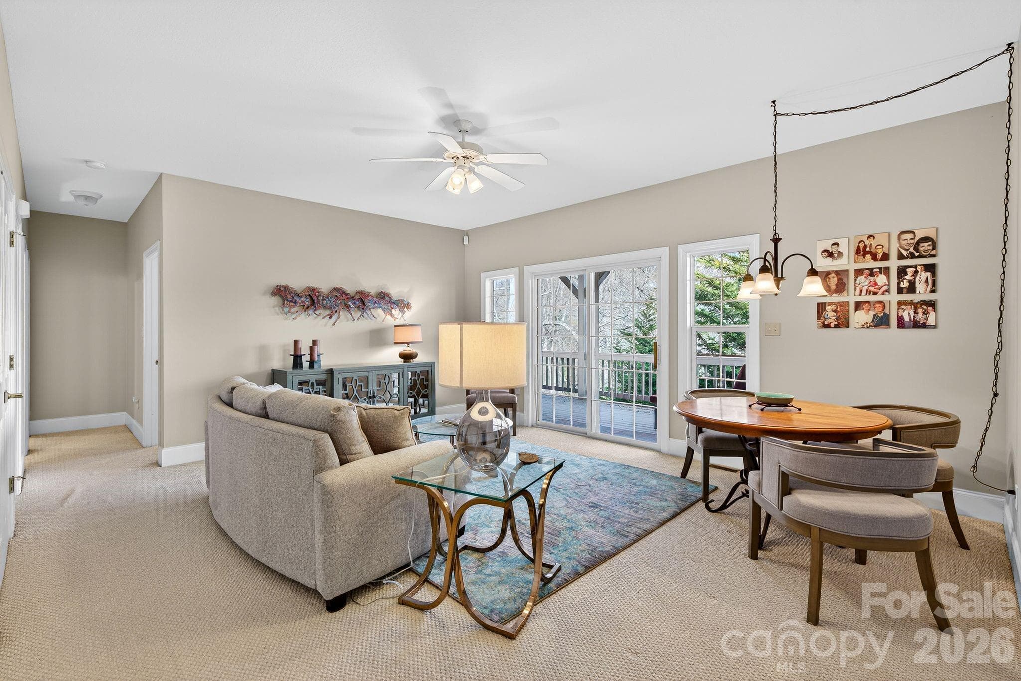 Lower Level Living Area - 103 Trumpet Lane, Asheville