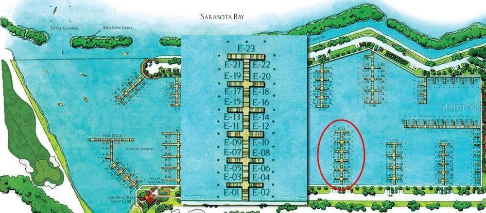 Dock-Rackominium at 2800 HARBOURSIDE DR #E-08, LONGBOAT KEY, photo 4 of 18