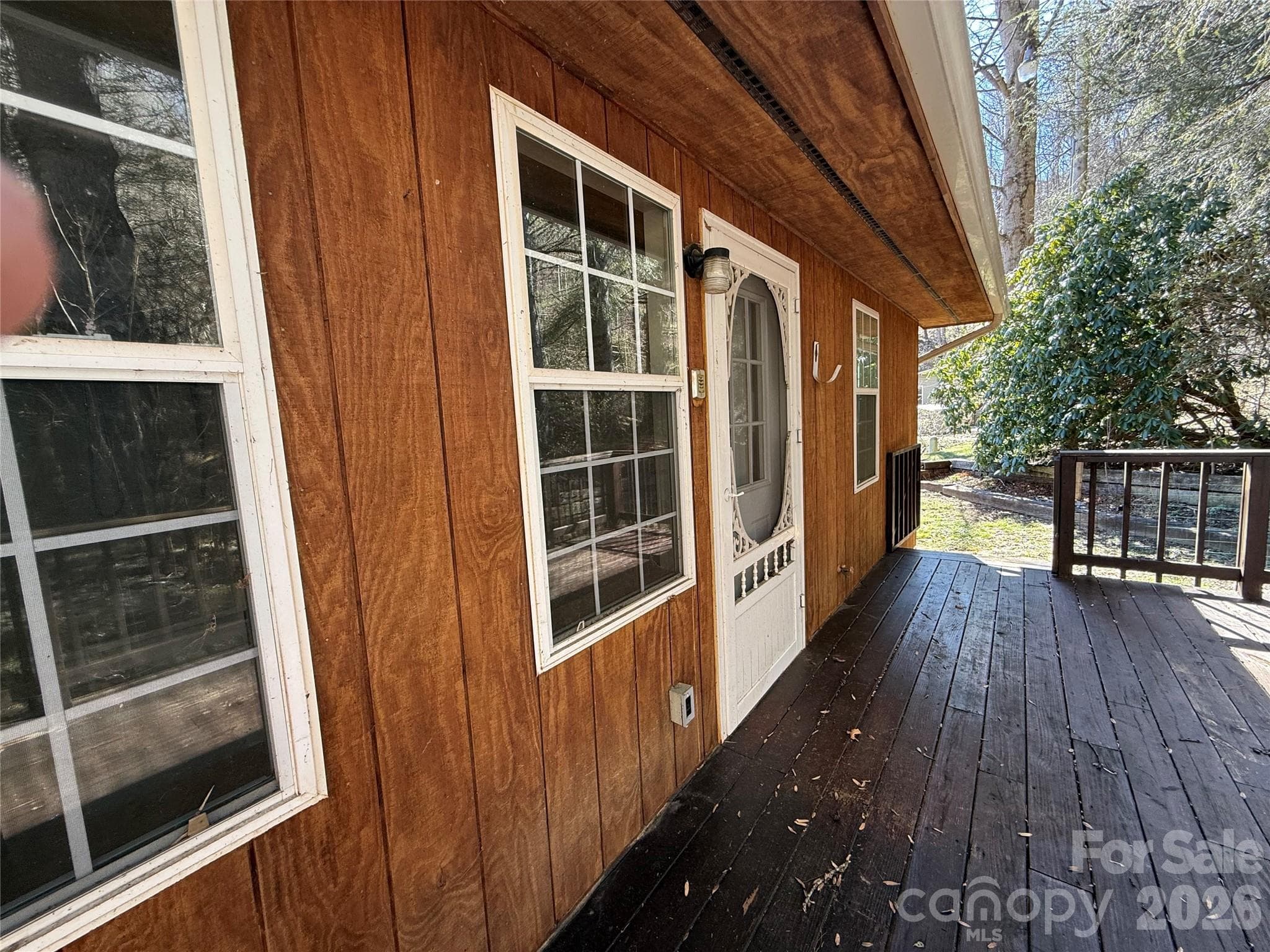 Rear Deck - 215 Pinellas Lane, Waynesville