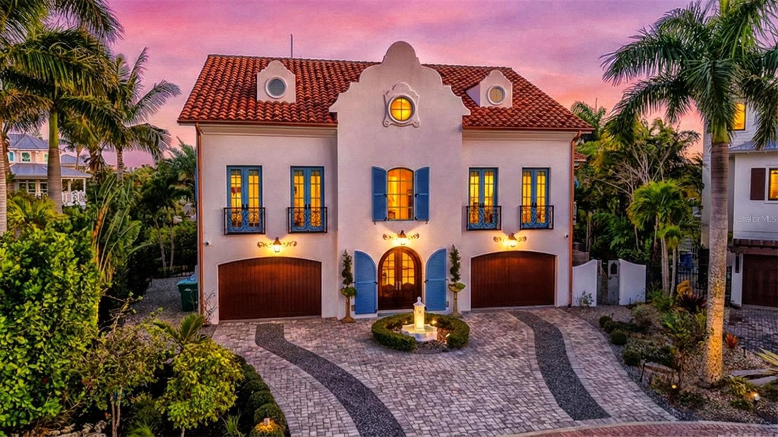 European-inspired architectural masterpiece exterior - 513 VILLA ROSA WAY, ANNA MARIA