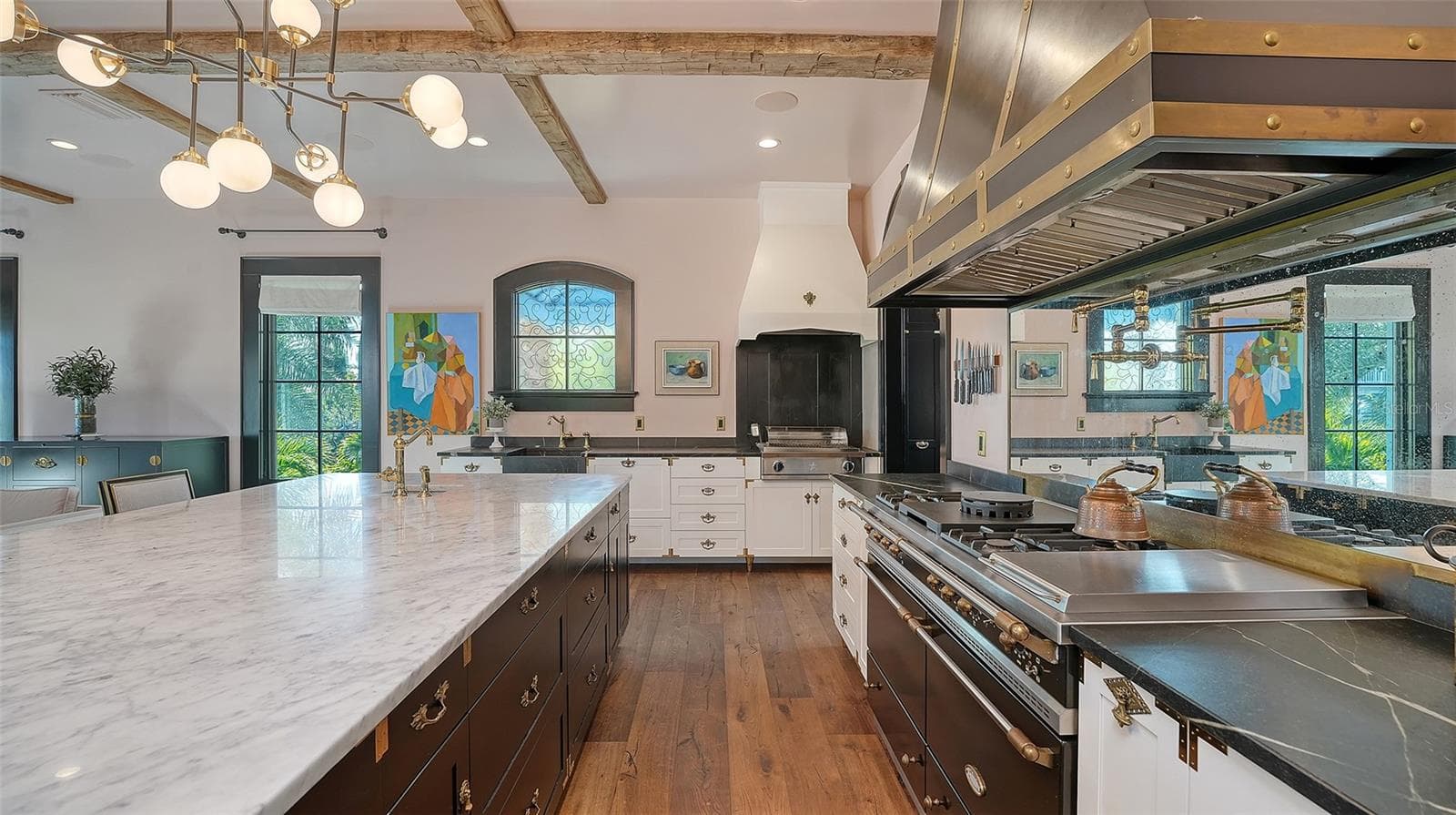 Luxury chef’s kitchen and island - 513 VILLA ROSA WAY, ANNA MARIA