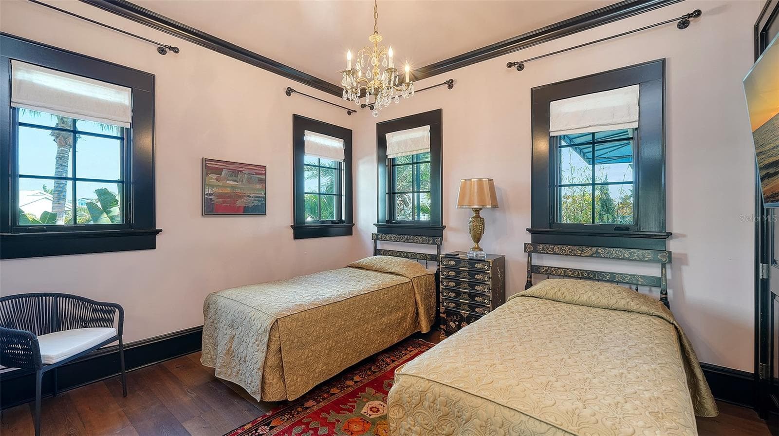 Guest bedroom with abundant natural light - 513 VILLA ROSA WAY, ANNA MARIA