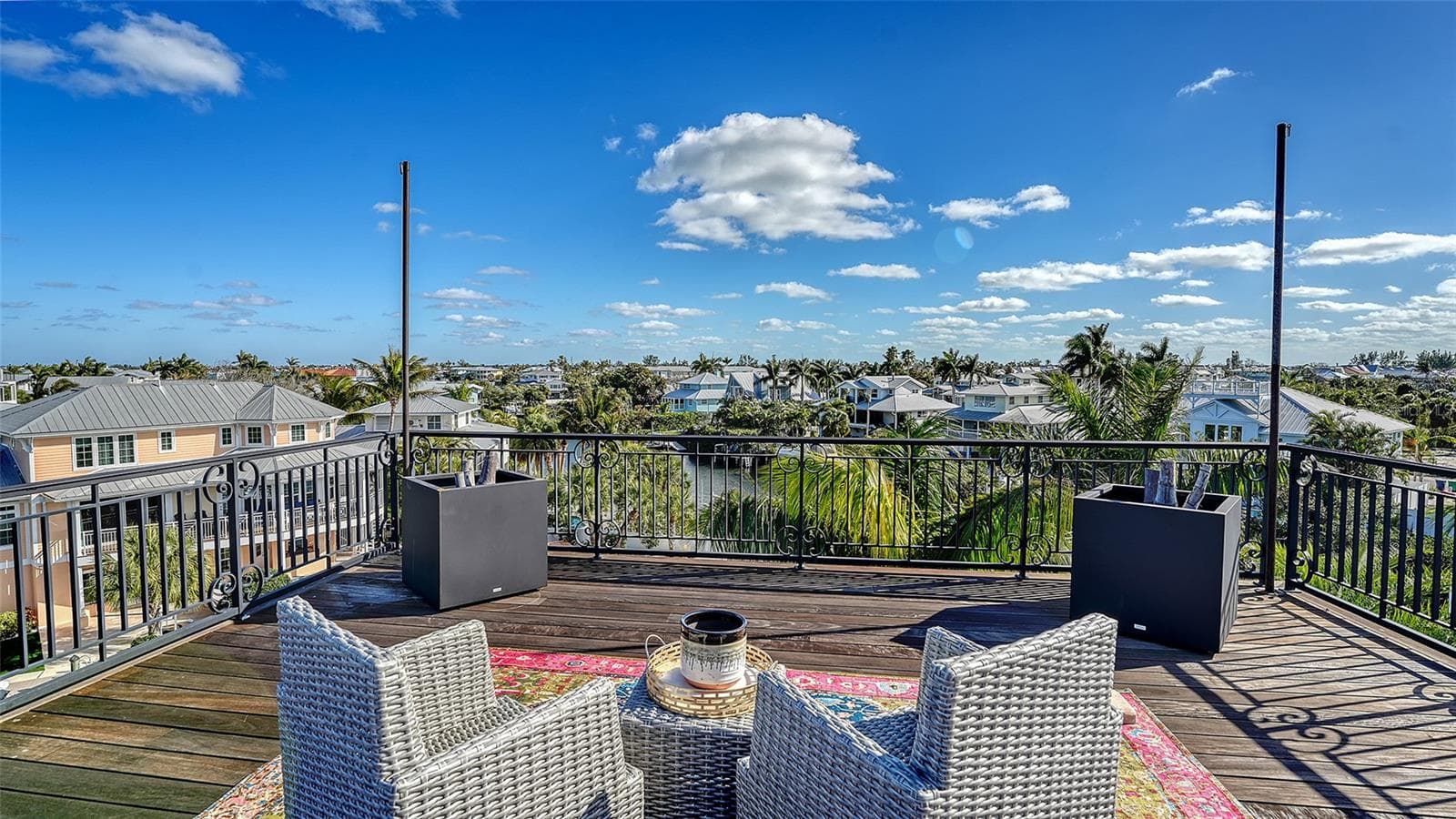 Rooftop terrace perfect for sunset views - 513 VILLA ROSA WAY, ANNA MARIA