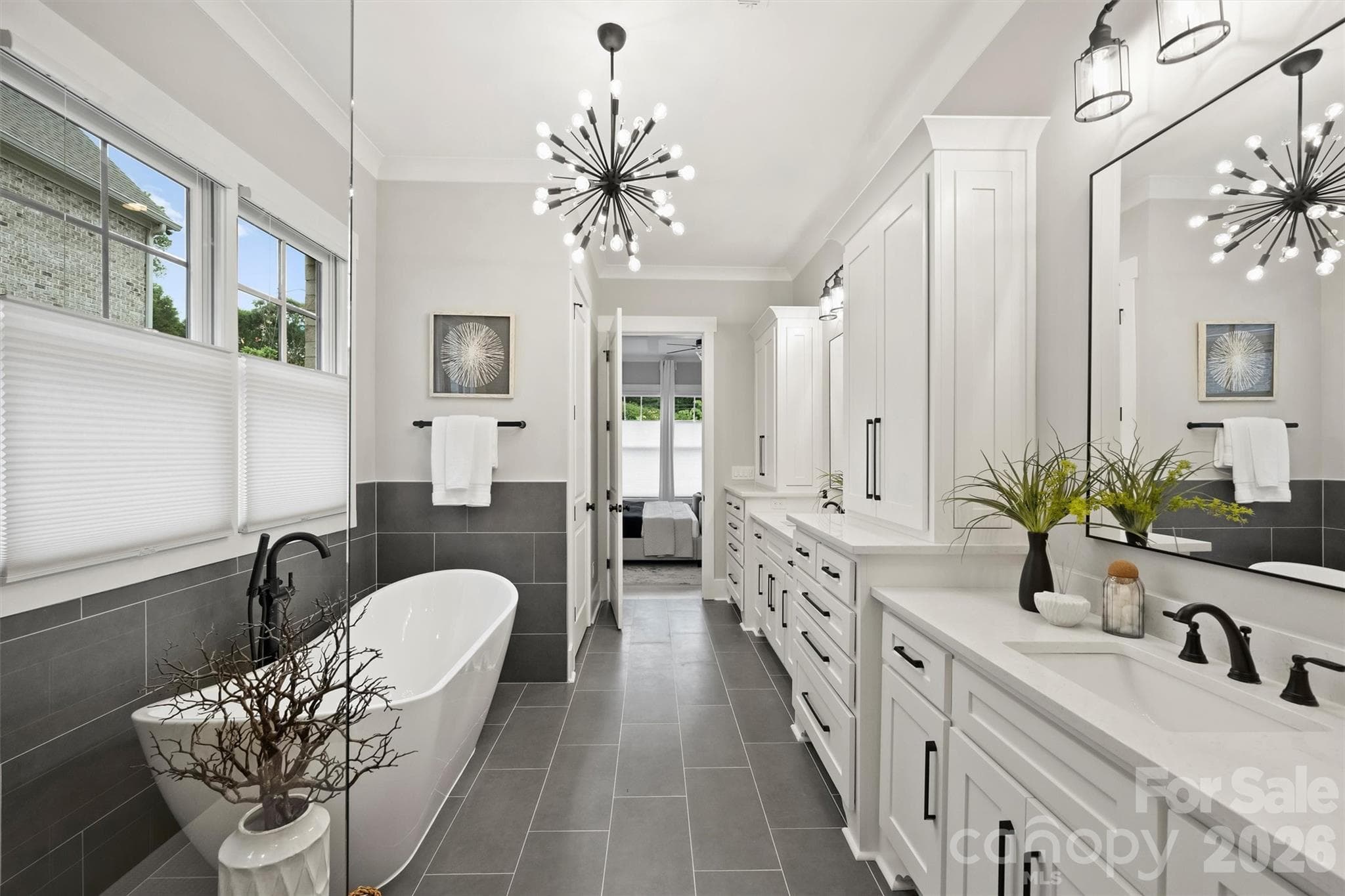 Primary Bath - 8163 Fairview Road, Charlotte