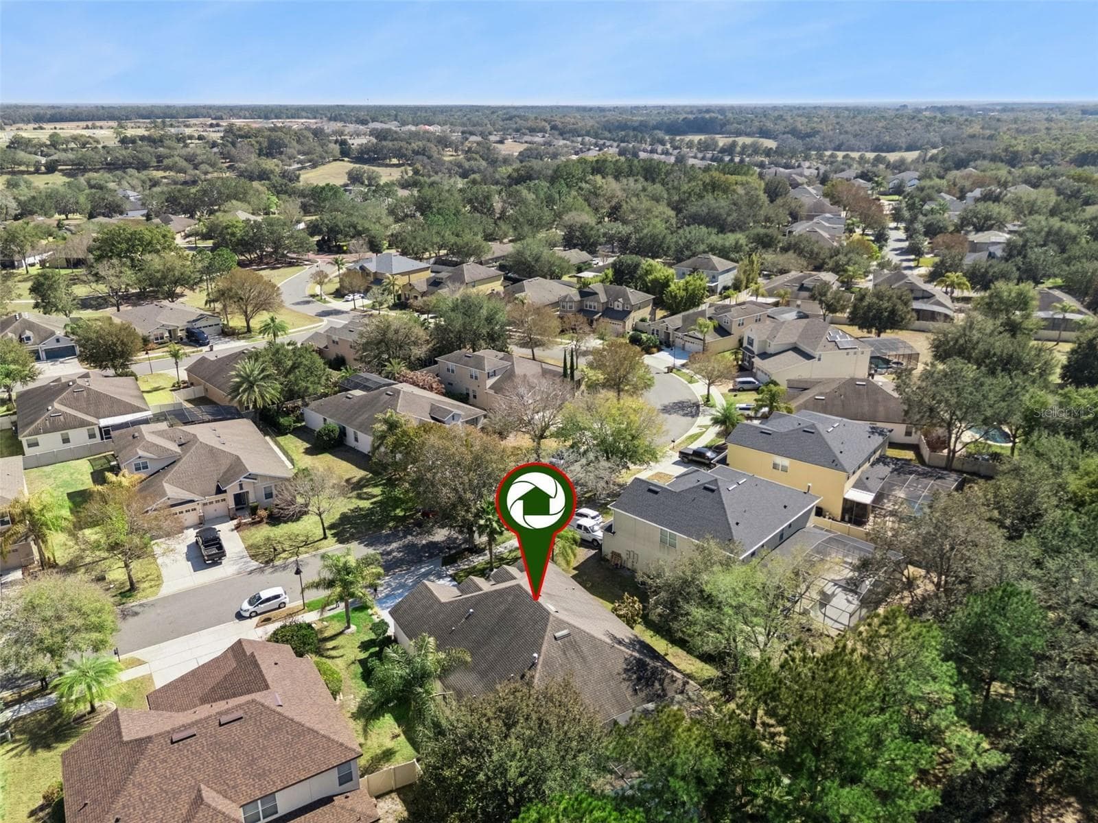 Backyard with conservation/green-space views offering privacy - 30337 GIDRAN TER, MOUNT DORA