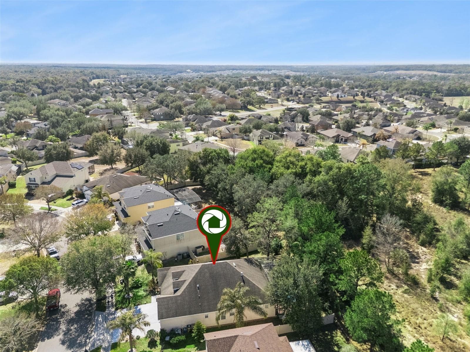 Backyard with conservation/green-space views offering privacy - 30337 GIDRAN TER, MOUNT DORA