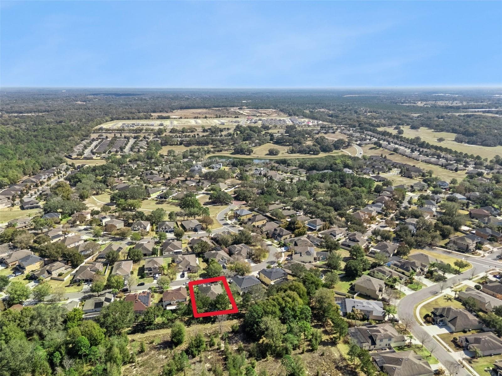 Backyard with conservation/green-space views offering privacy - 30337 GIDRAN TER, MOUNT DORA