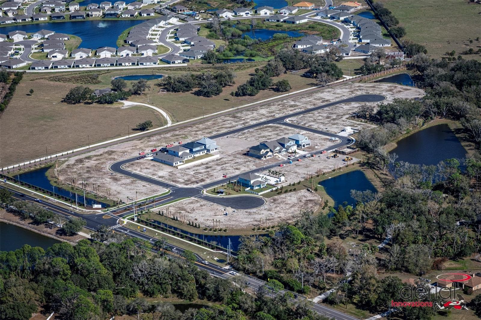 Eastlyn Aerial View - 614 KINGSWOOD CT, BRADENTON
