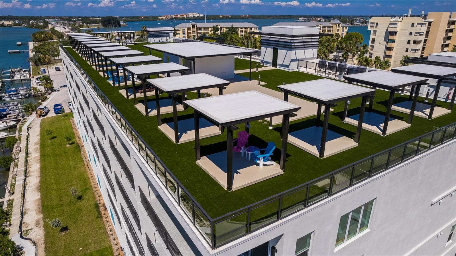 Rooftop cabanas offer 360 degree views. - 400 150TH AVE #504, MADEIRA BEACH