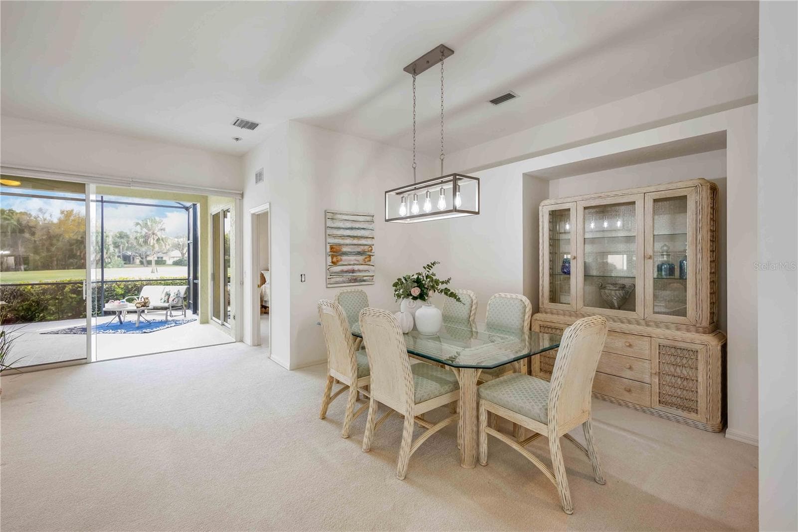 Dining Room - New Light Fixtures.  Recently painted throughout - 547 FALLBROOK DR, VENICE