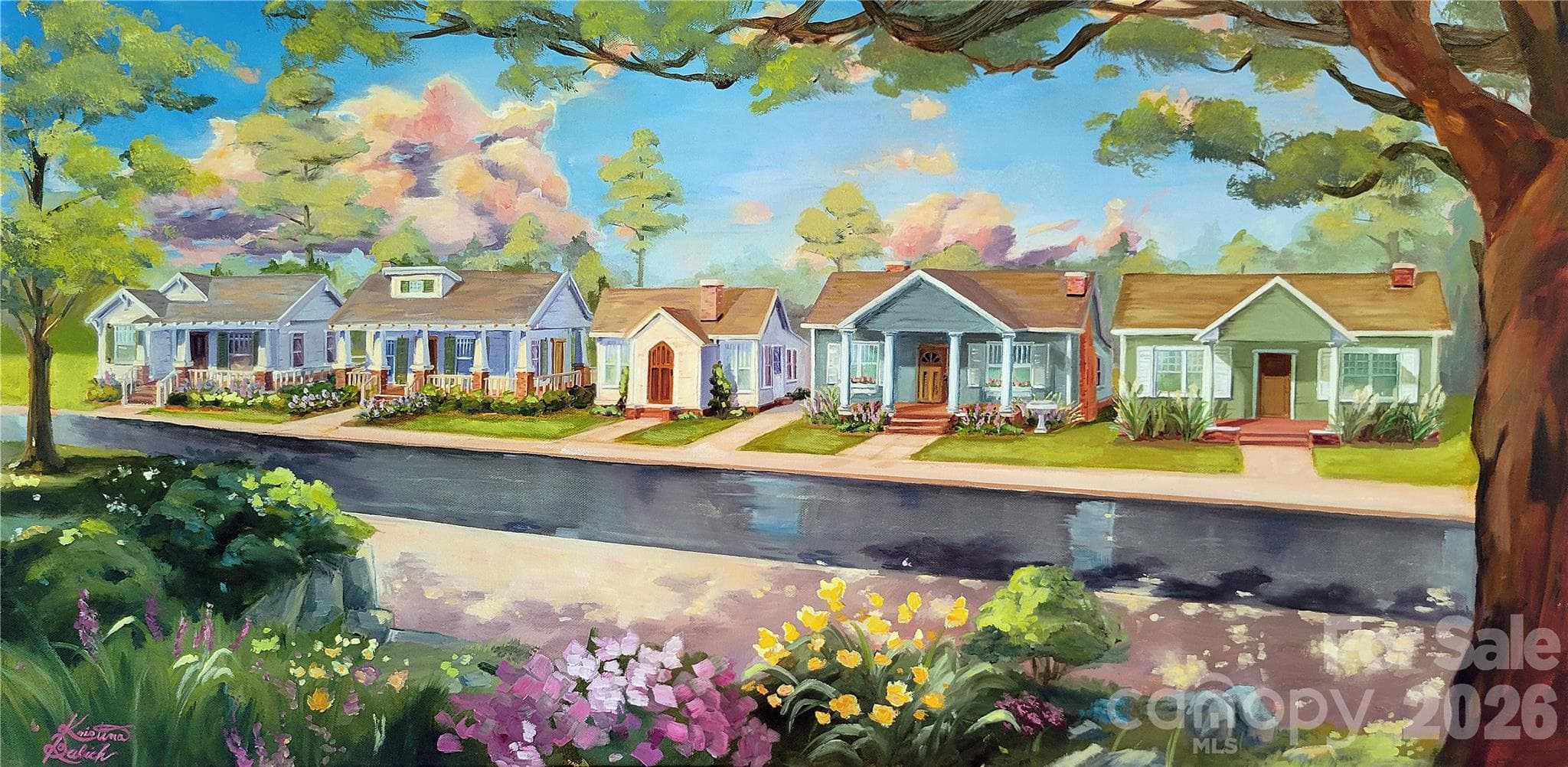 302 and 304 W Gay Street are the first of several planned home restorations on this historic block!This is local artist Kristina Babich's rendering of the reimagined West Gay Street.Image is not an exact representation of details or scale. - Lancaster