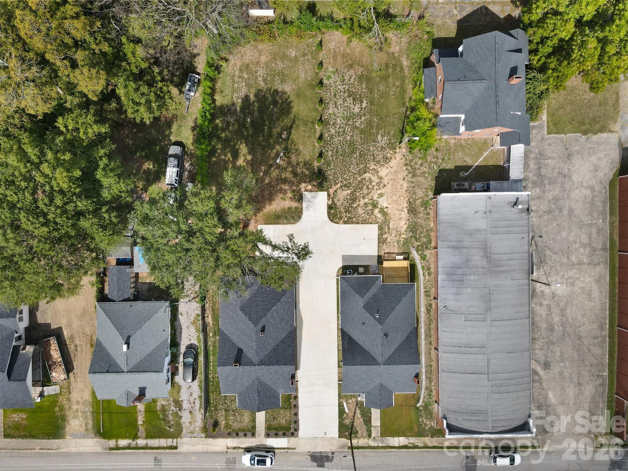 Deep lot with parking pad, lots of backyard space and newly planted trees. (304 W. Gay St is the house on the left of the dual driveway. 302 W. Gay St., on the right, is another beautifully restored historic home.) - Lancaster