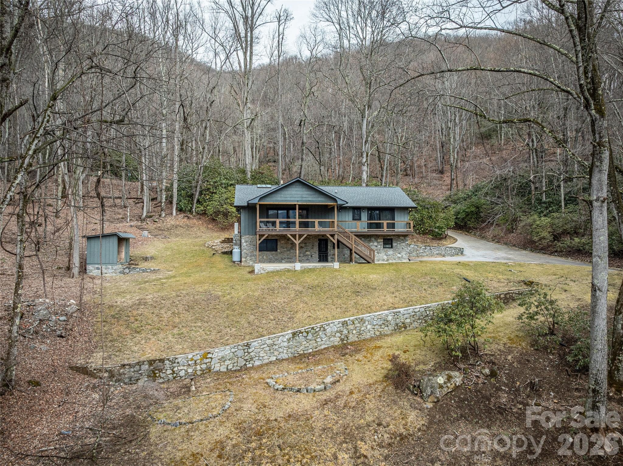 Privacy and a true mountain retreat feel. - Waynesville