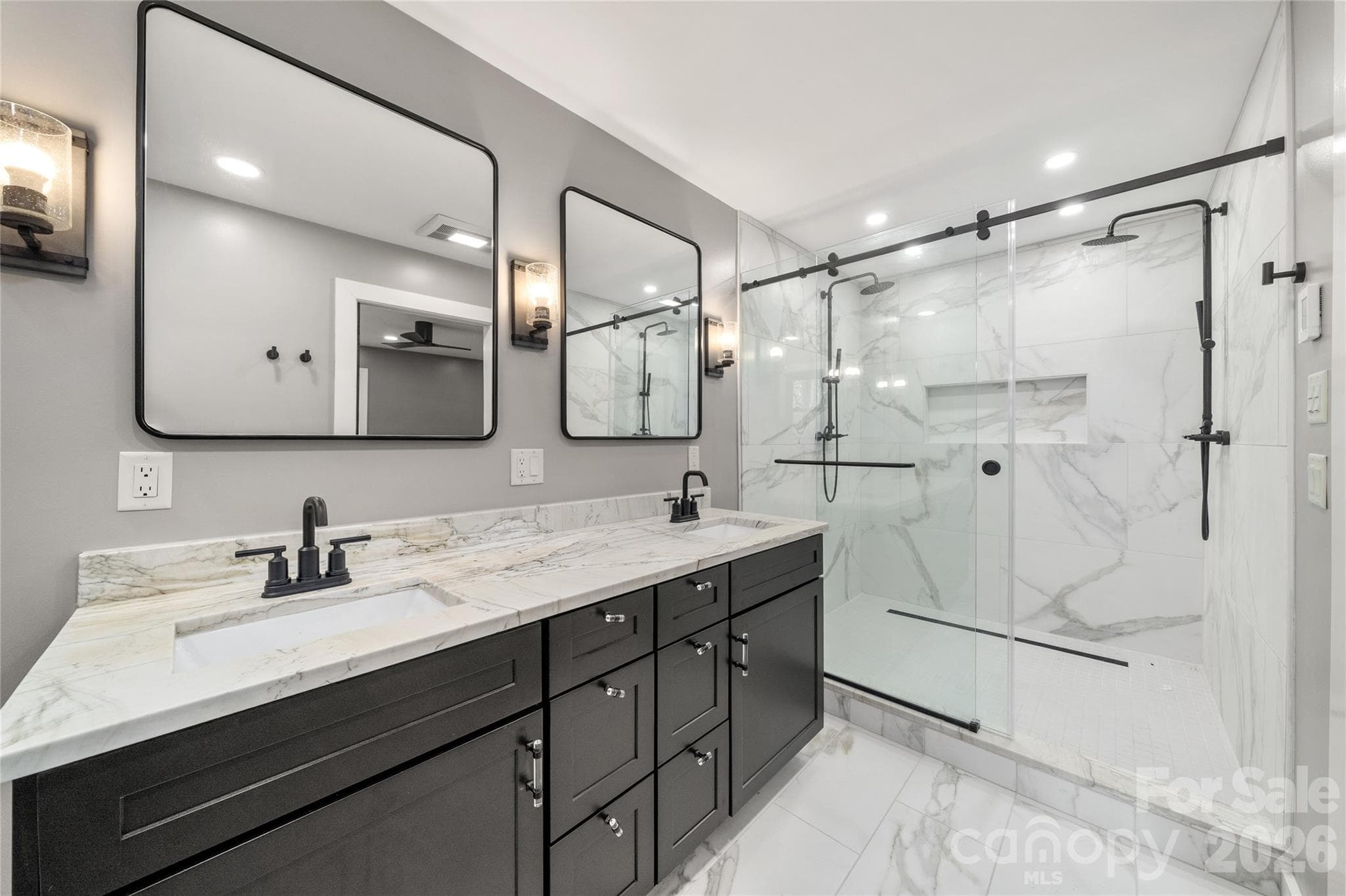 The 2nd full bath offers spa-inspired finishes and thoughtful upgrades throughout. - Waynesville