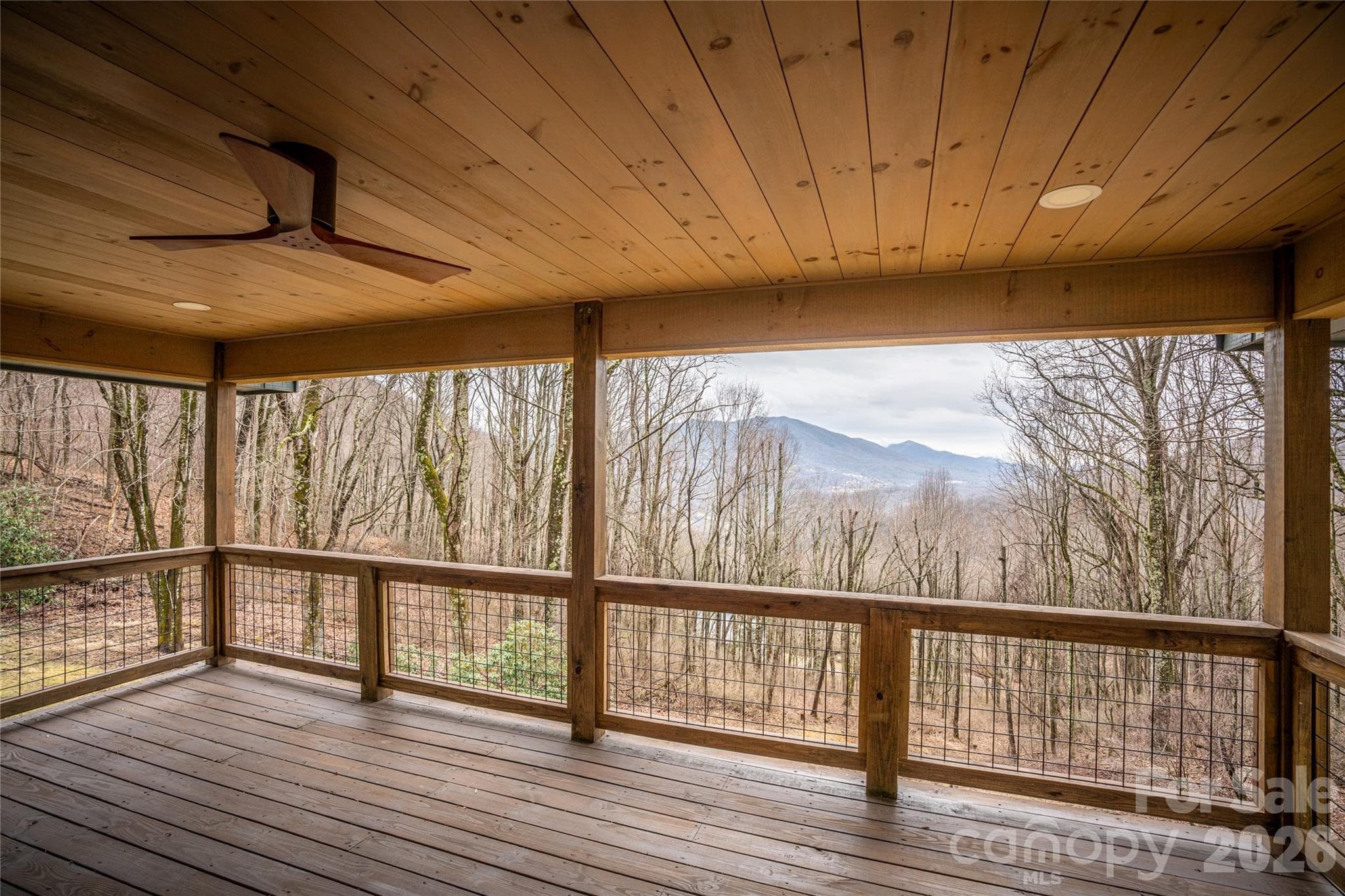 Thoughtfully updated exterior a new deck ceiling. - Waynesville