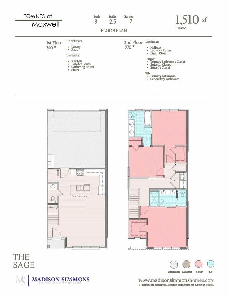 Sage Floorplan - Huntersville