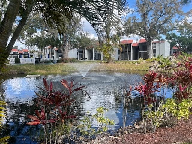 One of several ponds throughout the complex. - 3249 BENEVA RD #103, SARASOTA