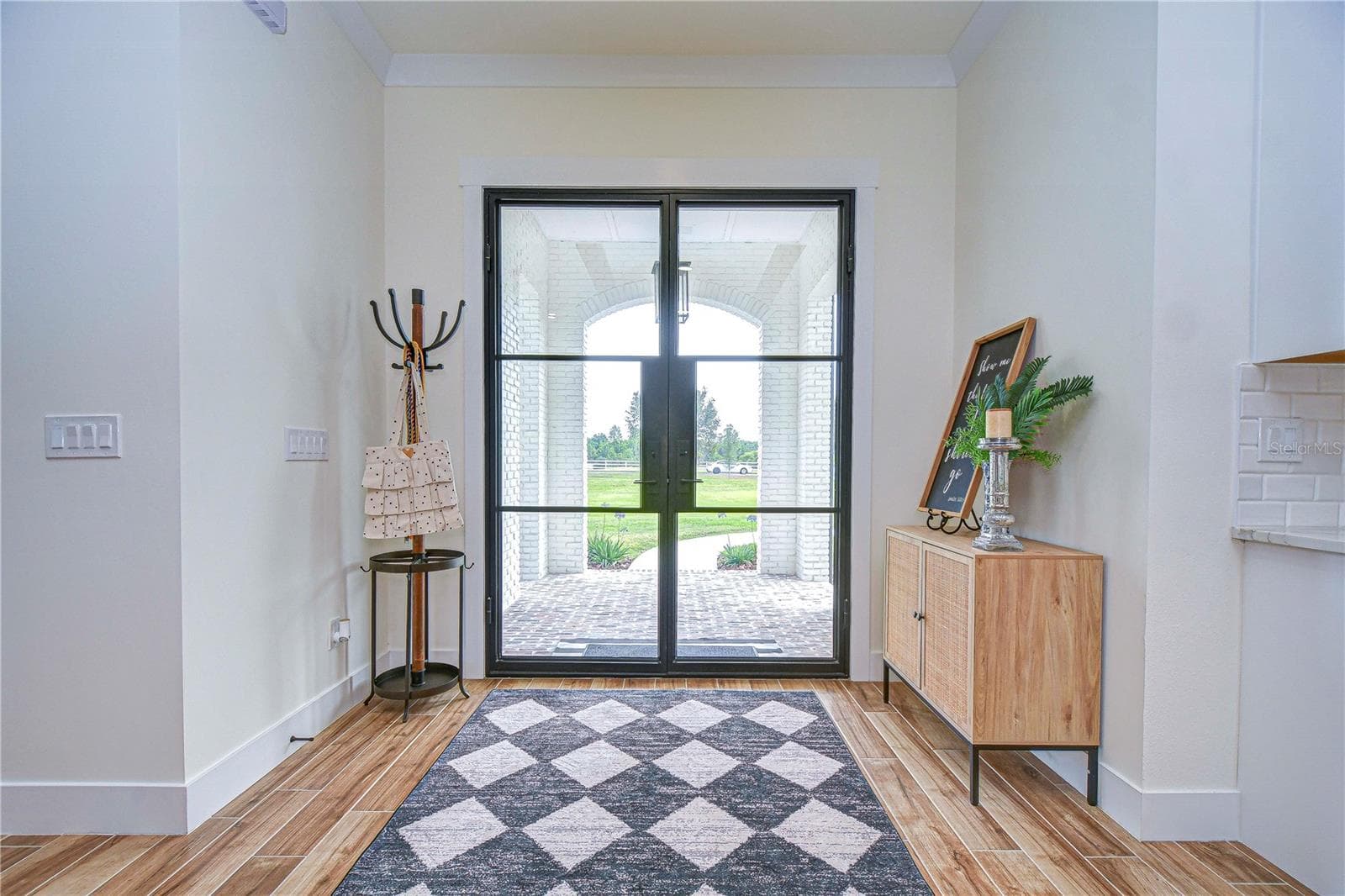 Glass French doors - 111 ALAFIA ESTATES LN, LITHIA