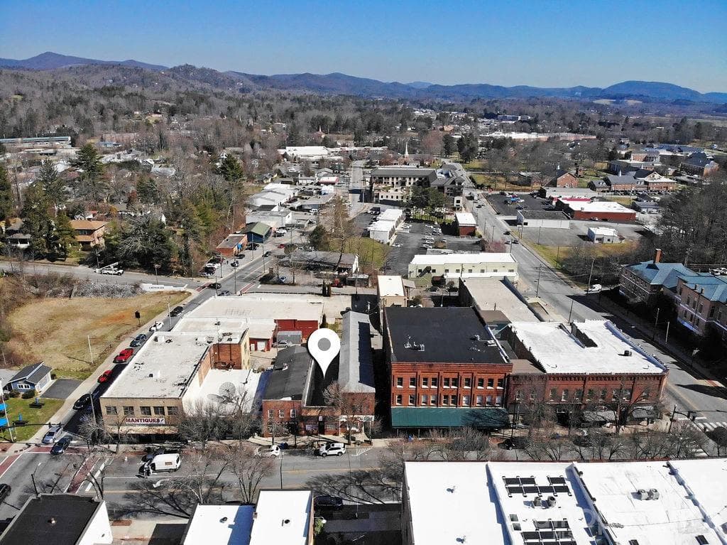 Aerial View of location on West Main Street - Brevard