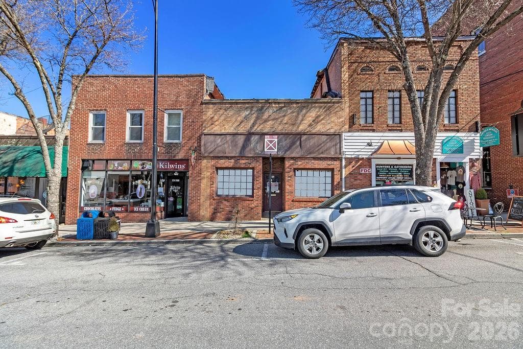 Front view on West Main Street. - Brevard