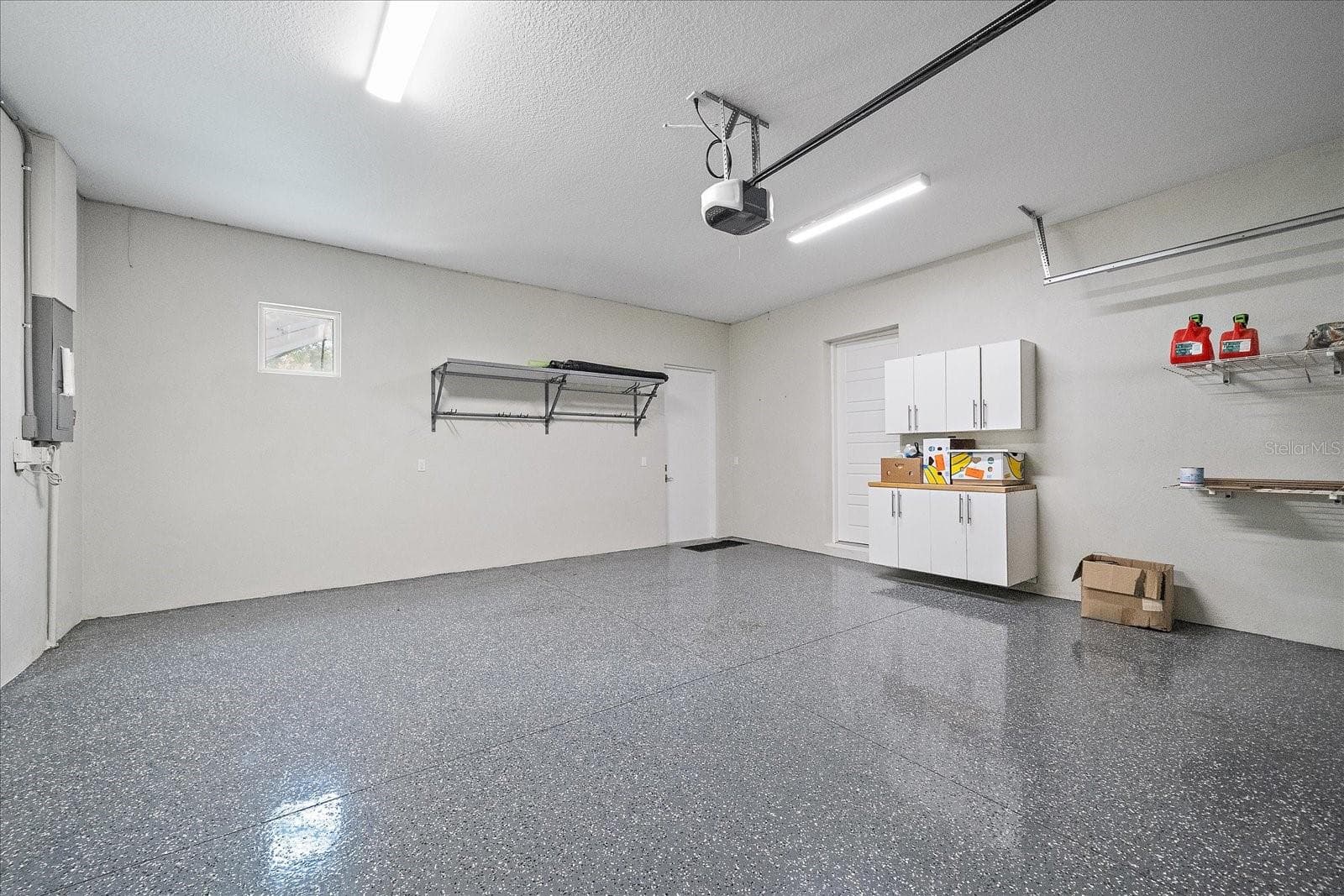 2 Car Garage with epoxied floor - 2207 WISTERIA ST, SARASOTA