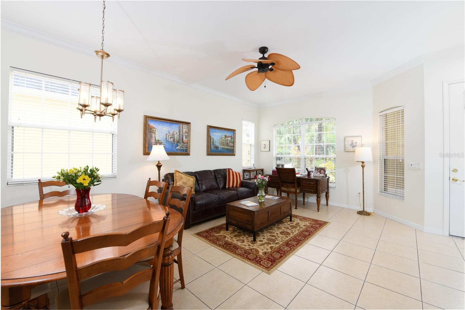 Living/dining - 156 TALL TREES CT, SARASOTA