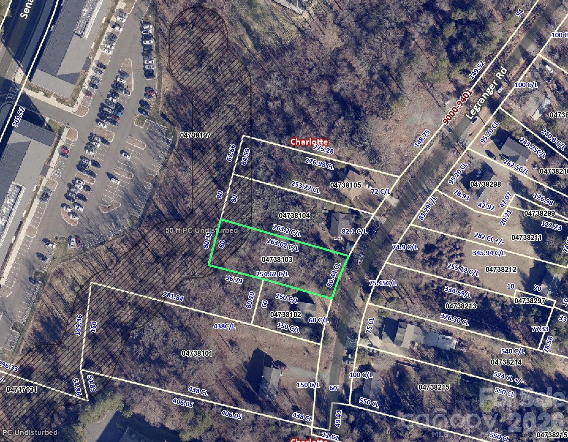 Lot at 9201 Legranger Road, Charlotte, photo 4 of 5