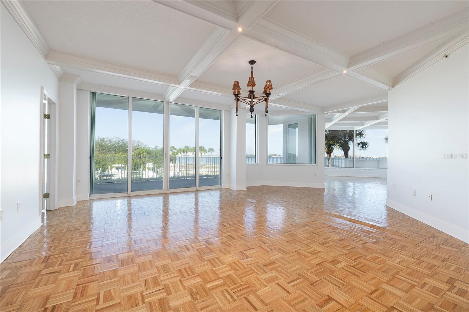 Living Room with stunning water views! - 2 SEASIDE LN #103, BELLEAIR