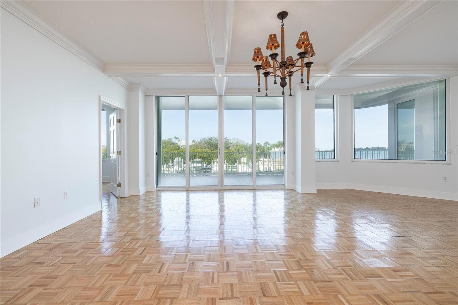 Living Room with stunning water views! - 2 SEASIDE LN #103, BELLEAIR