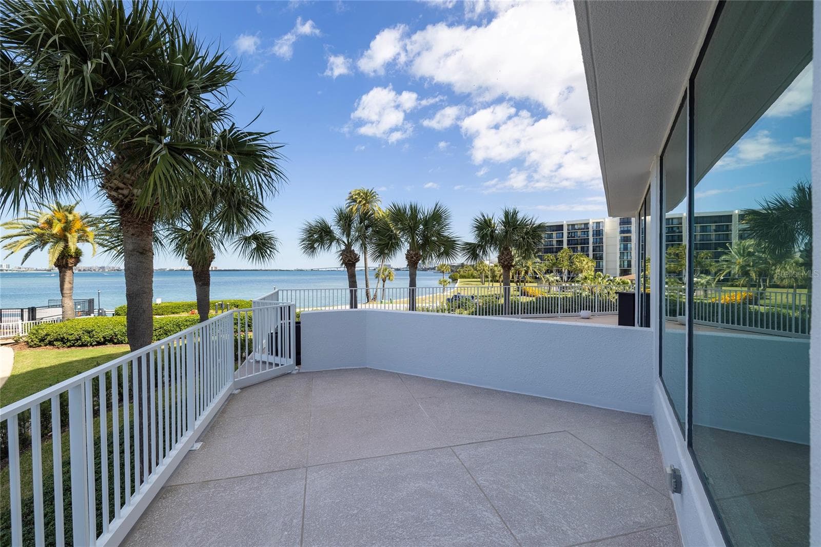 Largest Balcony with water views available in the building! - 2 SEASIDE LN #103, BELLEAIR