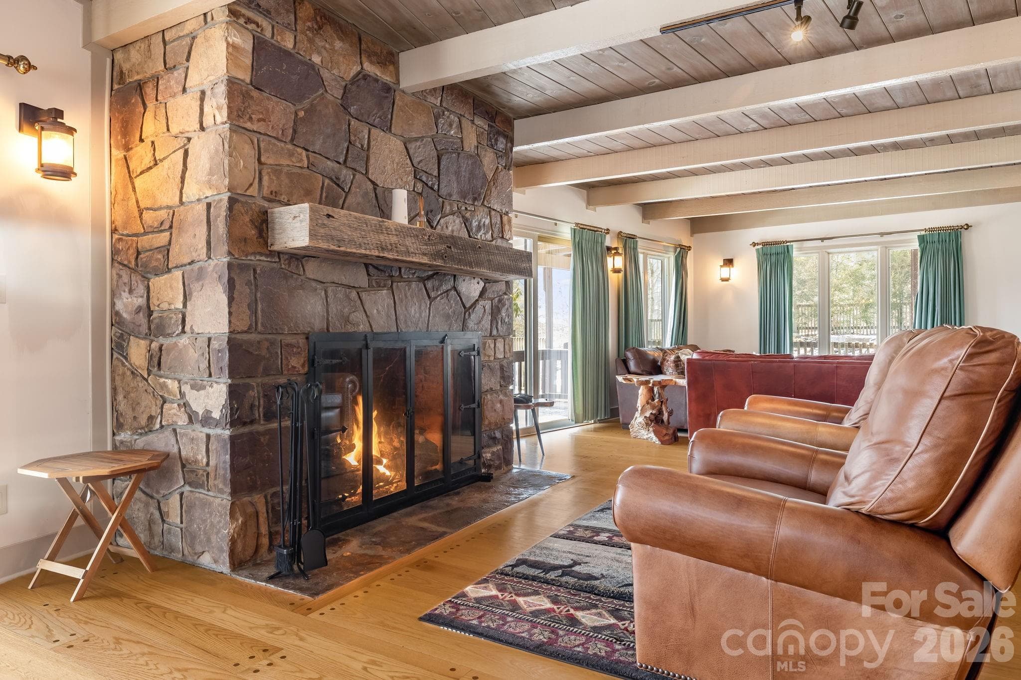 Great Room 1st floor - 301 Highland Circle, Sugar Mountain
