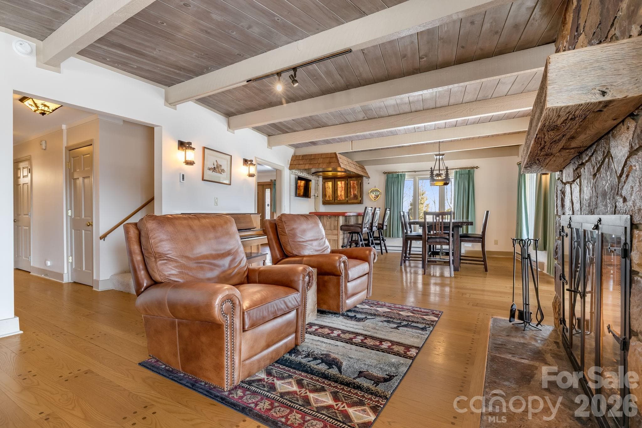 Great Room 1st floor - 301 Highland Circle, Sugar Mountain