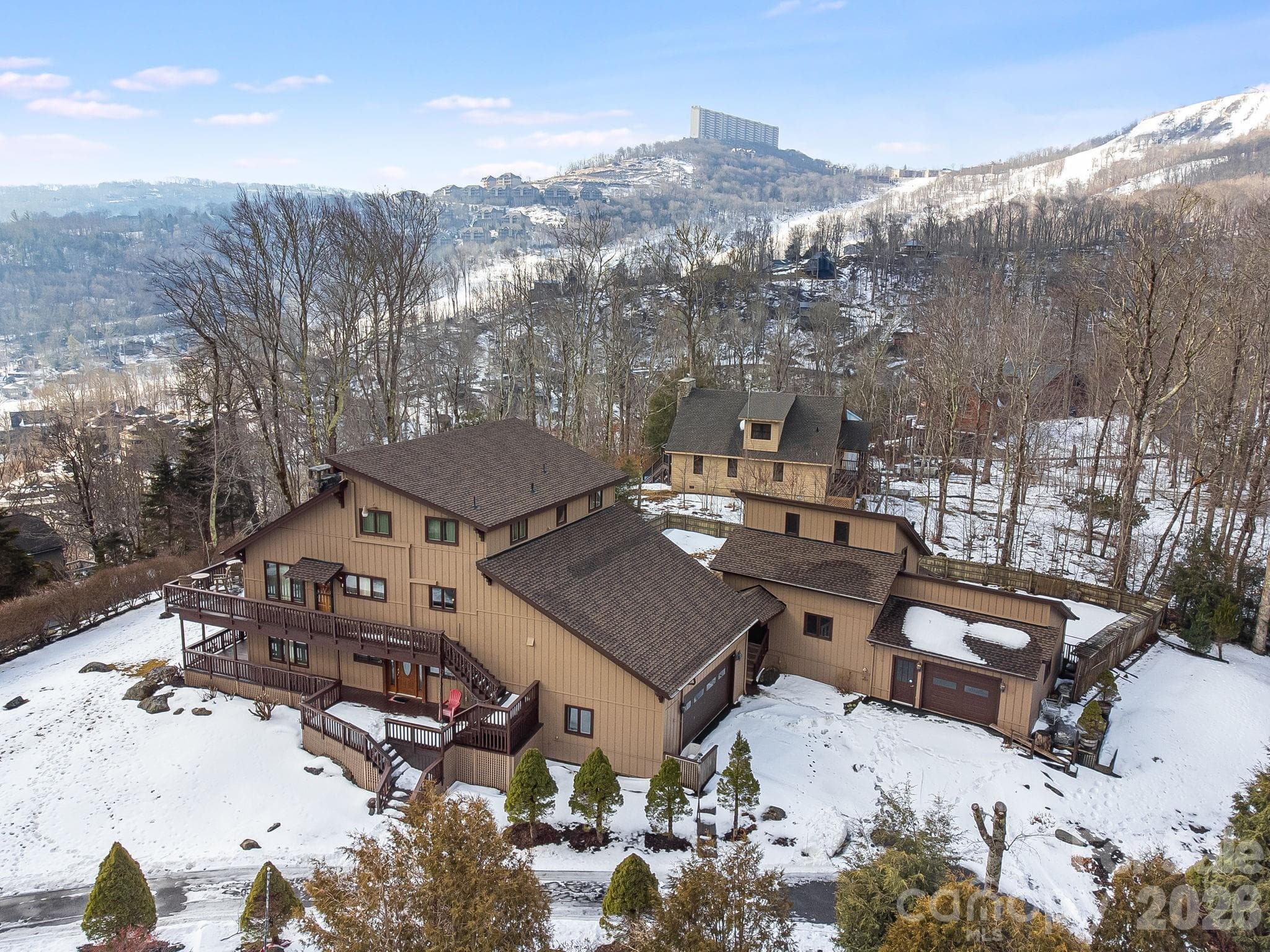 Aerial View - 301 Highland Circle, Sugar Mountain