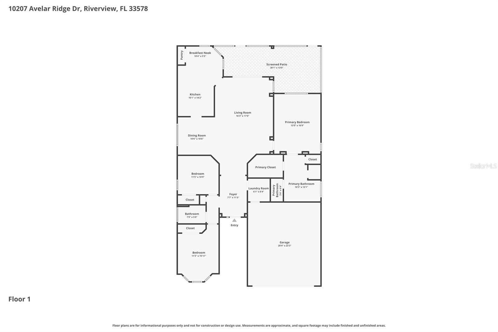 Single Family Residence at 10207 AVELAR RIDGE DR, RIVERVIEW, photo 2 of 14